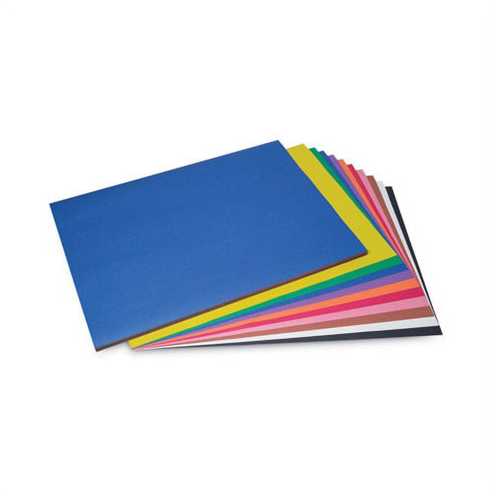 Construction Paper, 58lb, 18 X 24, Assorted, 50/pack | Bundle of 5 Packs