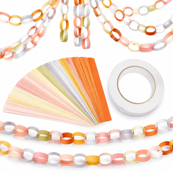 Construction Paper Chain Strips Garland