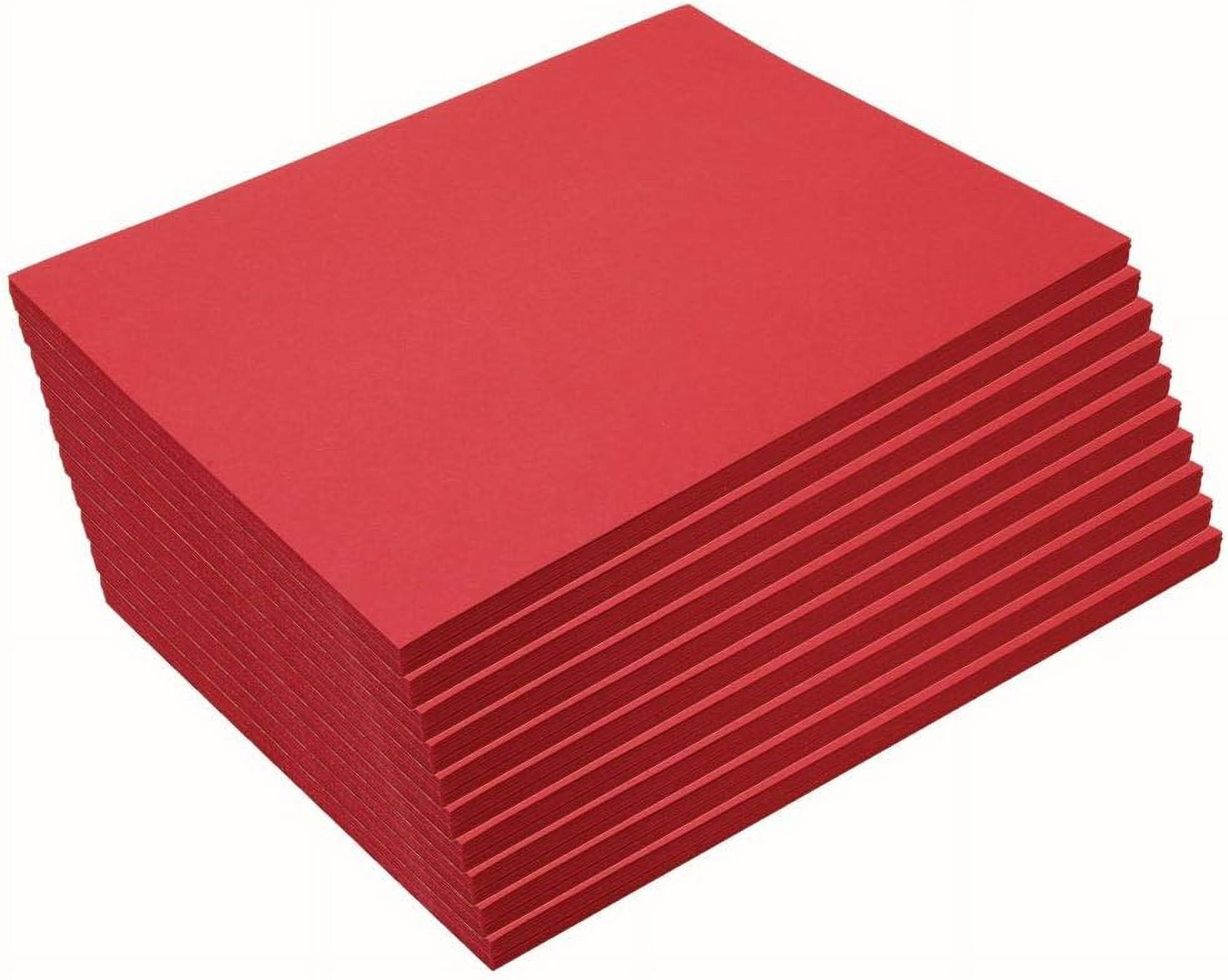 Construction Paper, Holiday Red, 9 Inches X 12 Inches, 500 Sheets
