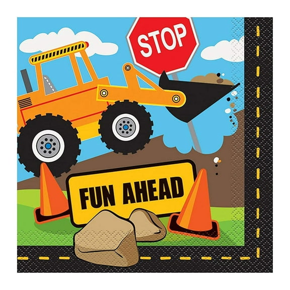 Construction Party Lunch Napkins, 16ct