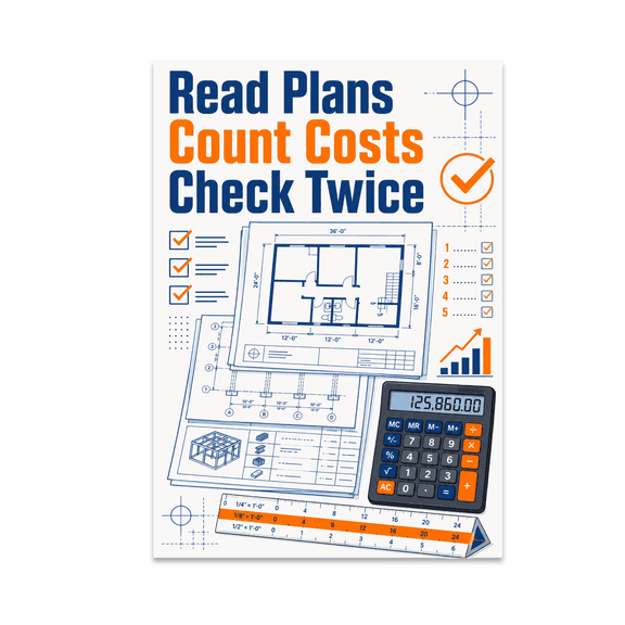 Construction Planning Wall Art - Construction Enthusiast - 13x19 Poster Print