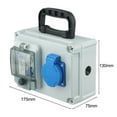 Construction Power Distributor Wall Power Distributor With Switch 10 A