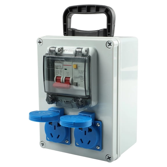 Construction Power Distributor Wall Power Distributor With Switch 10A Ac250V 2P