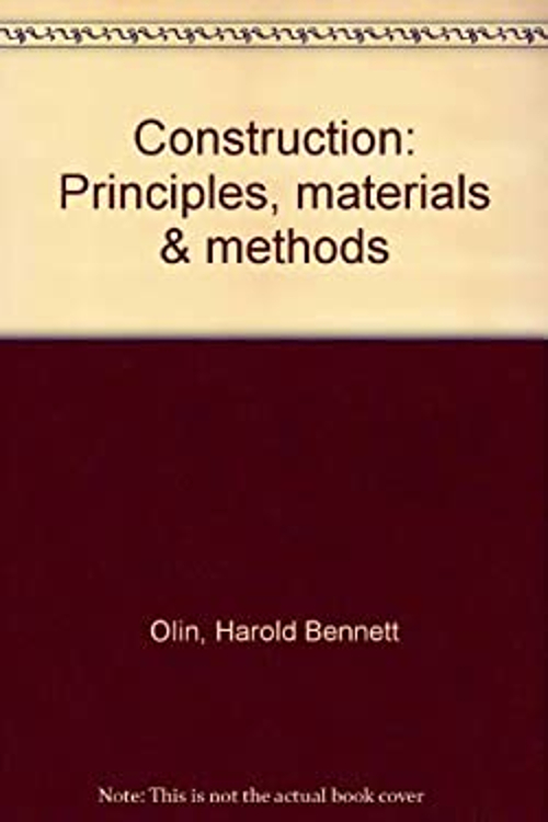 Pre-Owned Construction : Principles, Materials and Methods 5th ed. (Hardcover) 9780912857084 ...