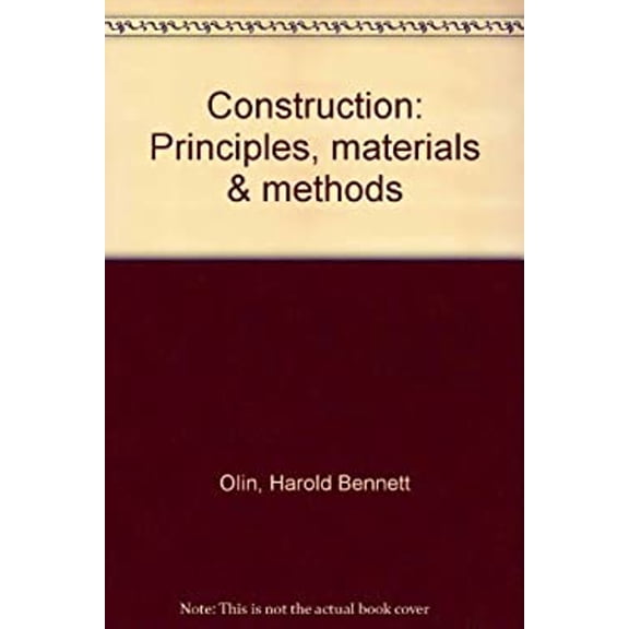 Pre-Owned Construction : Principles, Materials and Methods 5th ed. (Hardcover) 9780912857084