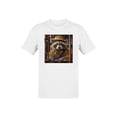 thumbnail image 1 of Construction Raccoon Worker Art Men's T-shirt, 1 of 3