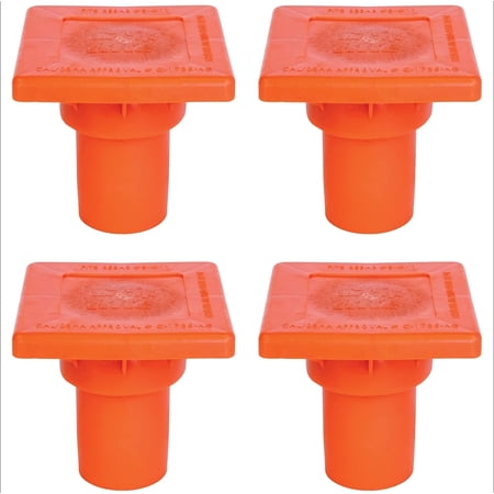 One Stop Outdoor Rebar Impalement Protective Safety Cap OSHA Square OSHA Approved for #3-#11 Rebar, 25 Pack