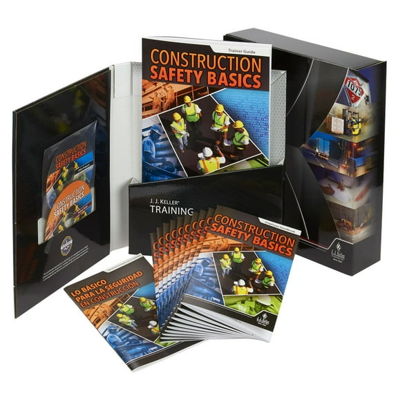 Construction Safety Basics (Slips/Trips/Falls, PPE, Electrical Safety, LOTO & More)- English/Spanish Training Program DVD Video