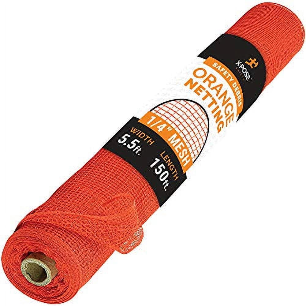 Construction Safety Debris Netting - 150 Ft Temporary Material Roll, 1/ ...