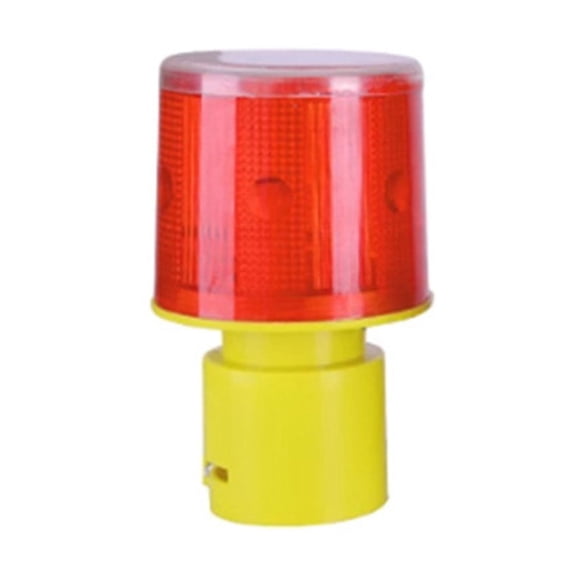 Construction Safety Flashing Light Solar Powered LED Warning Lights Road Traffics Barrier Flashing Lamp