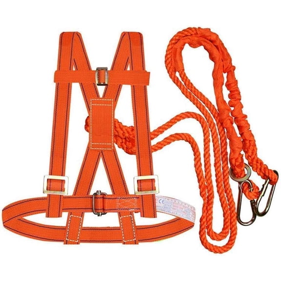 Construction Safety Harness, Aerial Work Fall Protection Belt for Working Roofing Climbing