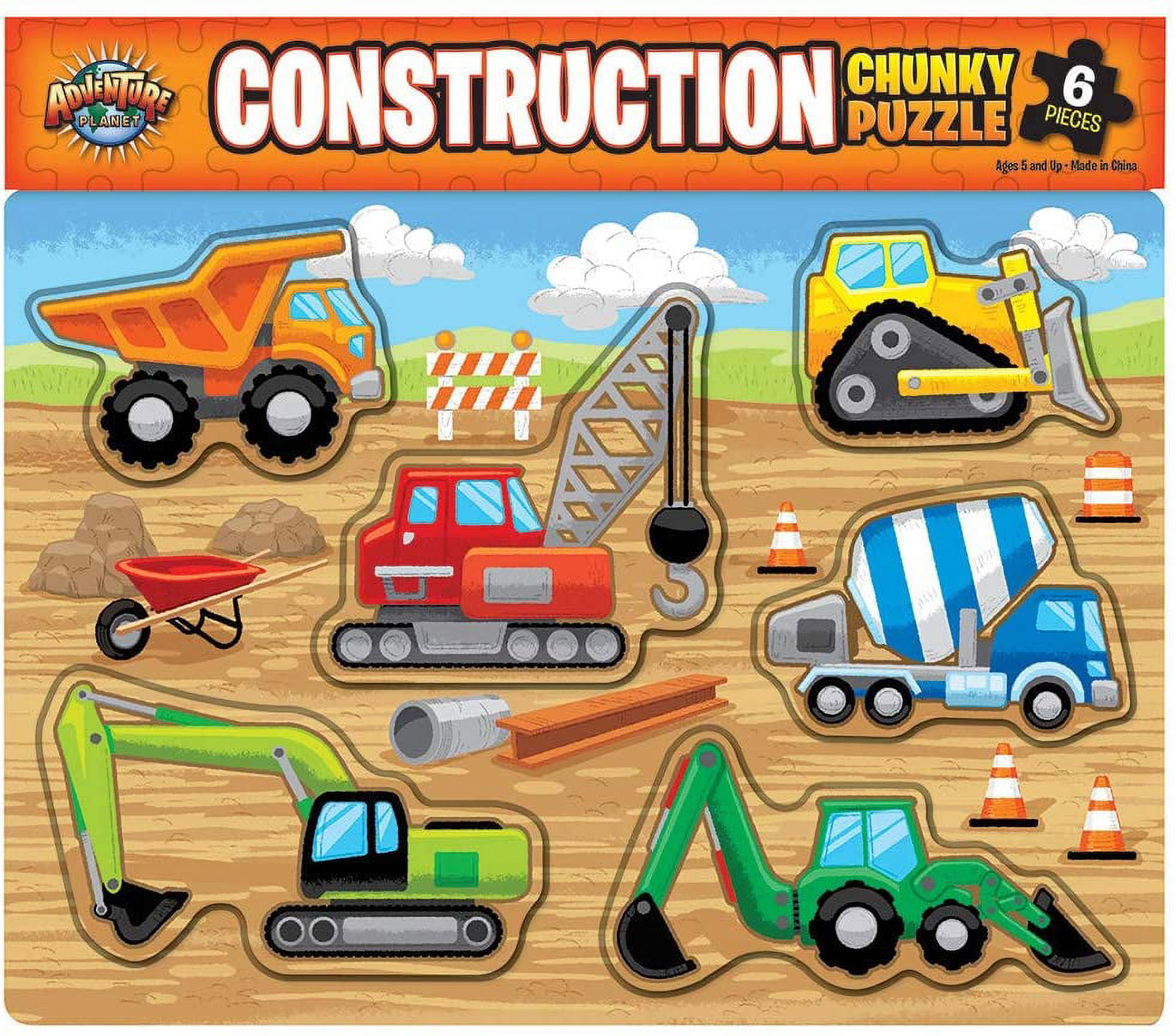 Construction Vehicle Puzzle - Dump Truck Construction Vehicle Puzzle - Dump Truck