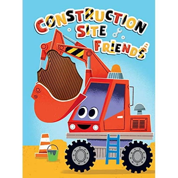 Pre-Owned Construction Site Friends - Silicone Touch and Feel Board Book - Sensory Board Book (Board book) 1953756123 9781953756121