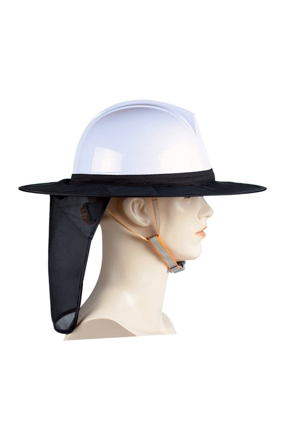 Construction Site Sun Hat Sun Shade Breathable Full Brim Summer Sunshade Mesh Visibility for Men Women Outdoor (Black No Hat)