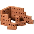 thumbnail image 1 of Construction Stacking Blocks Red Foam 25 Pack Kids Educational Play Toy 8x3.5x2.5, 1 of 7