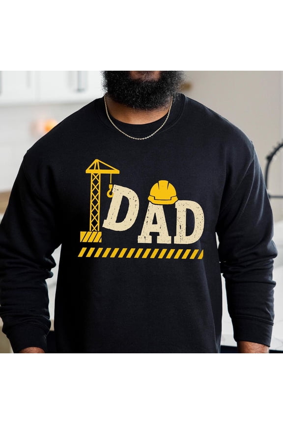Construction Sweatshirt, Construction Sweatshirt, Construction Worker Sweatshirt, Work Sweatshirt, Dad Sweater Tshirt All Size S-5XL