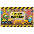 thumbnail image 1 of Construction Theme Cartoon Happy Birthday Banner Backdrop Background Decorations for Birthday Party Photography Props Kids Celebrations, 1 of 8