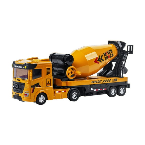 Construction Toys, 11" Cement Mixer, Cement Truck Toy, Movable Parts, Construction Vehicle for Boys & Girls, Durable Design, Realistic Details, Perfect Gift 3+ Years Toy for Kids
