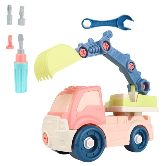 Construction Toys for 3 Years Old Boys Girls Kids, Friction Powered Construction Truck Toys Vehicles Sand Toys Trucks Excavator, Bulldozer, Road Roller (Colorful 4 Pack)