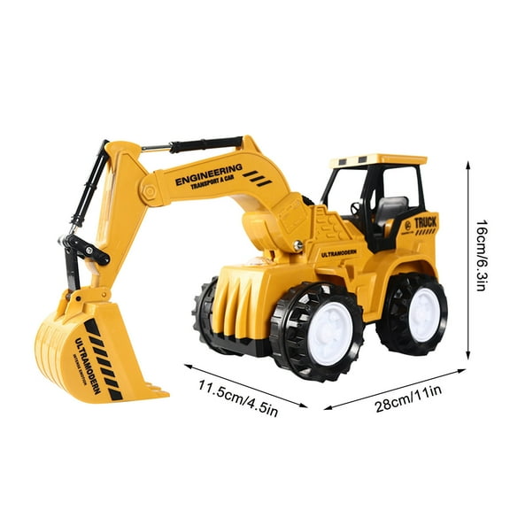 Construction Toys, Power Haulers Excavator, Realistic Lights & Sounds, Motion Drive Technology, Working Features, and Interactive Play for Ages 3+