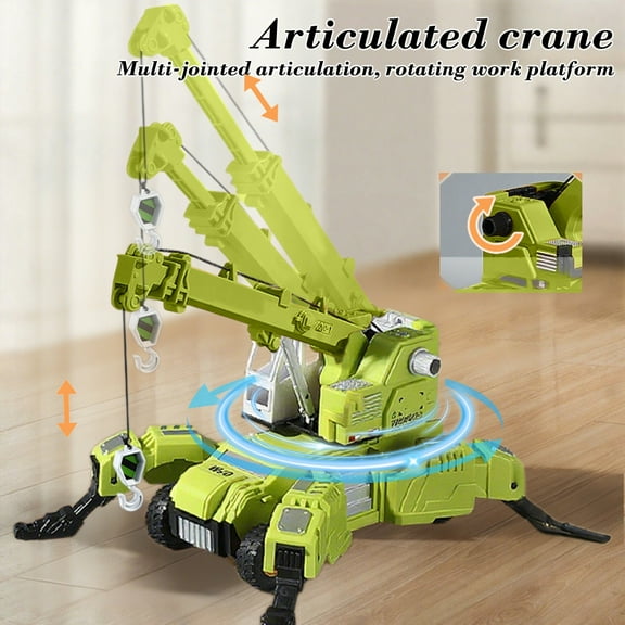 Construction Truck Toys, Deformable Engineering Vehicle, Excavator Truck Model Toy Car, Birthday Thanksgiving Christmas Gift for 3+ Years Old