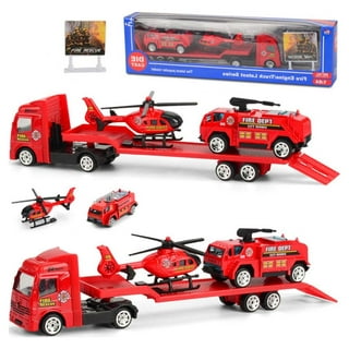 3 Wholesale 7 Pieces Fire Engine Play Set With 19 Inch Fire Engine