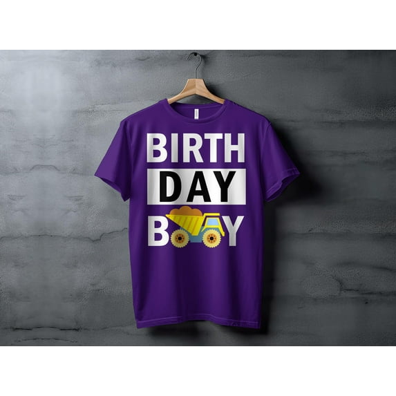 Construction Truck Tshirt, Truck Lover Birthday Boy Tshirt, Construction Birthday Party Outfit, Cool Truck Lover Boys Birthday Gift