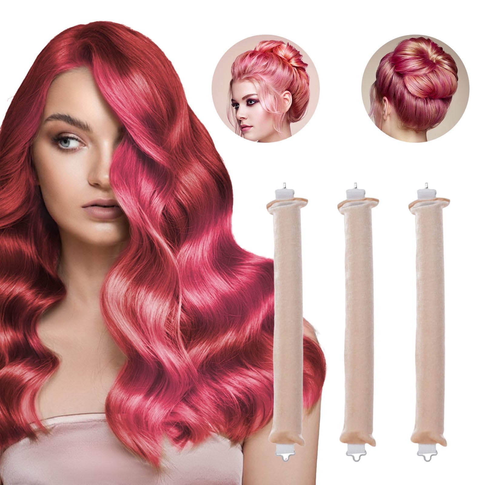 Pressing Combs for Wireless Curler Automatic Curling Silk Hair Large Barrel Curling Wand Cordless Hair Straightener Wavy Hair H2pro Overnight Silk Hair Curler Vibrating Platform Teeth