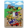 thumbnail image 1 of Construction Trucks Light Switch Plates Covers Single Toggle with Bulldozers, Tractors, Cement Truck, and Dump Truck, 1 of 1