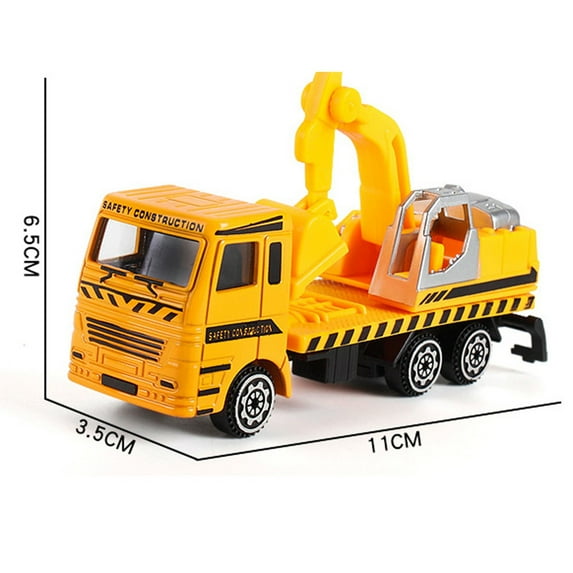 Construction Trucks Toy, Engineering Toy for Kids, Modern Simulation Vehicles Trucks Kids, Mining Car Truck Birthday Gift, Car Toy for Toddlers, Mini Engineering Excavator Digger Trucks for Age 6+