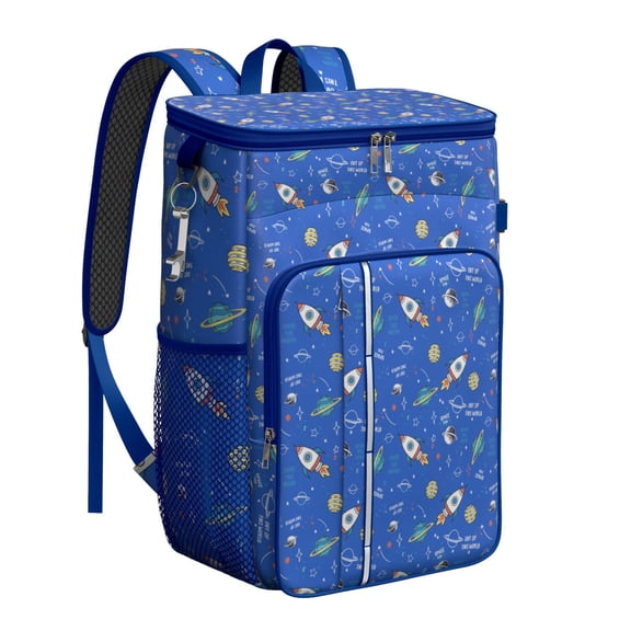 Construction Vehicle Insulated Backpack Cooler - Ideal for Kids, Leakproof, Waterproof, and Perfect for Road Trips and Outdoors
