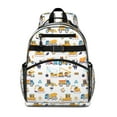 thumbnail image 1 of Construction Vehicle Toddler Backpack Spacious Adjustable Shoulder Straps Chest Buckle Durable Backpack For Student, 1 of 3