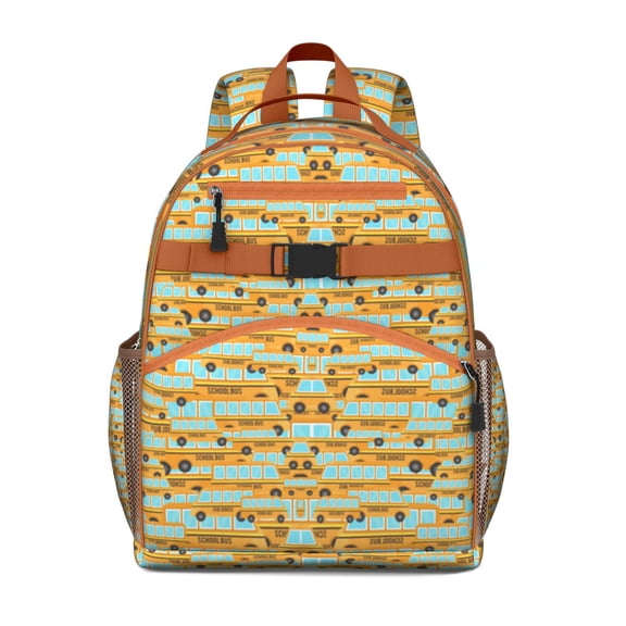 Construction Vehicle Toddler Backpack Spacious Adjustable Shoulder Straps Chest Buckle Durable Backpack For Student