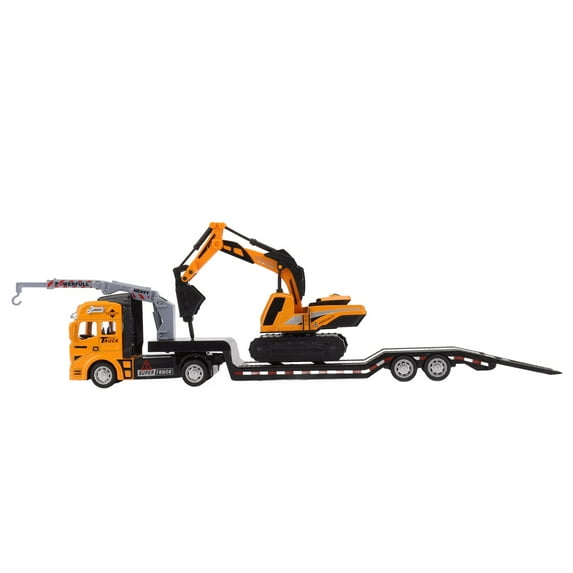 Construction Vehicle Toys for Boy Alloy Pull Back Transport Car Construction Car Educational Toys for Boys Girls