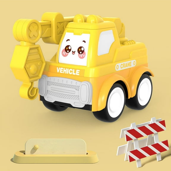 Construction Vehicle Toys for Toddlers 1-3 Years Alloy Engineering Cars with Movable Parts Early Learning Gift Set