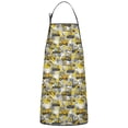 thumbnail image 1 of Construction Vehicles Paint Splatters Apron-Garden Aprons for Women with Pockets-Cotton Linen Waterproof Kitchen Cooking Gardening Aprons Adjustable for Kitchen,Cooking,BBQ and Salon 33x27 Inch, 1 of 7