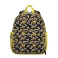 thumbnail image 1 of Construction Vehicles Pattern Backpack Backpack for School,Schoolbag with Adjustable Shoulder Straps & Padded Back,13.8"x11.4"x6", 1 of 6