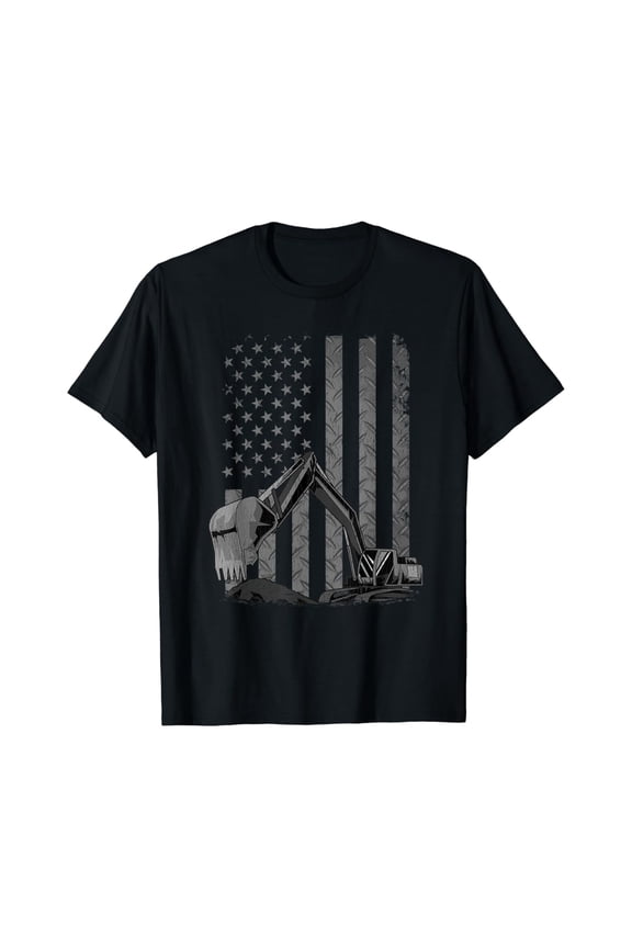 Construction Worker Excavator Operator Digger T Shirt