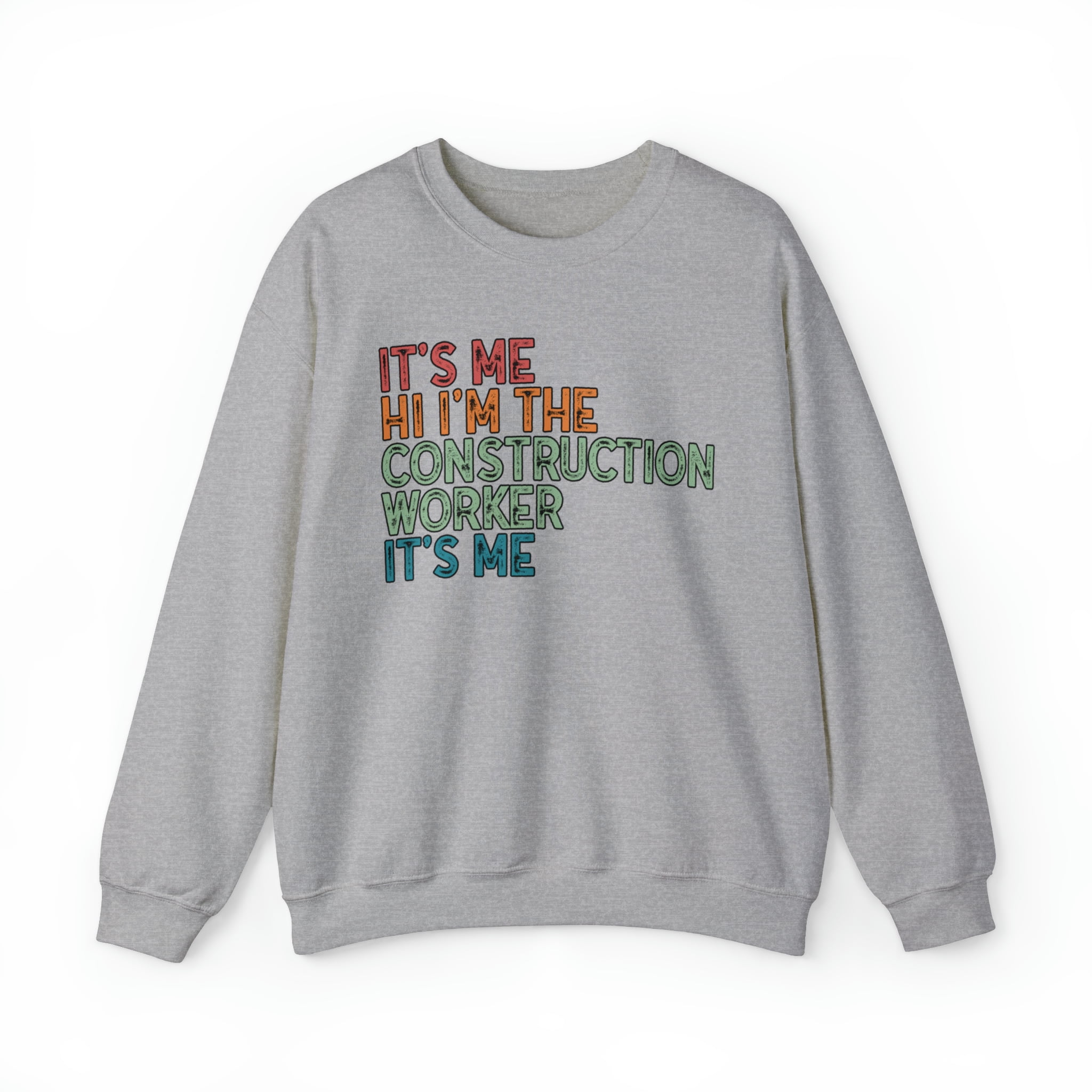 Construction Worker Handyman Sweatshirt, Gifts, Crewneck - Walmart.com