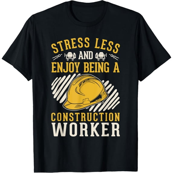 Construction Worker House Building Builder Construction Site T-Shirt