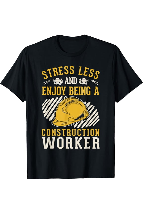 Construction Worker House Building Builder Construction Site T-Shirt