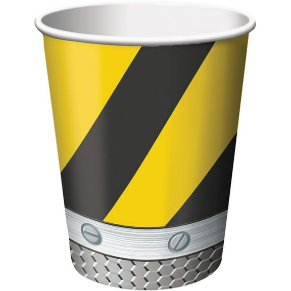 Construction Zone 9oz. Cups (8 Count)