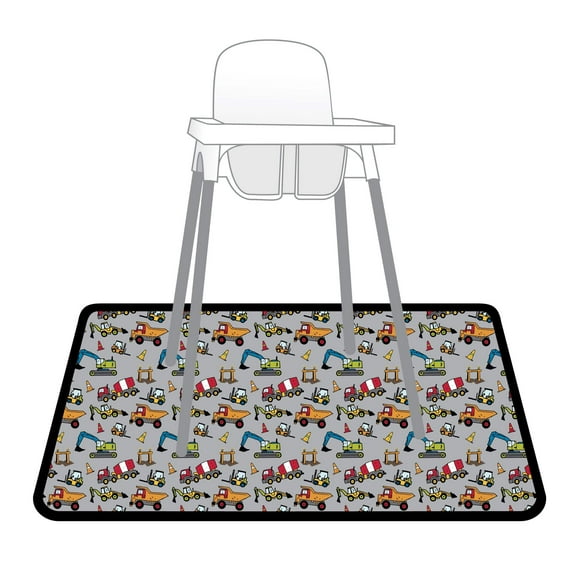 Construction Zone Splash Mat by BapronBaby
