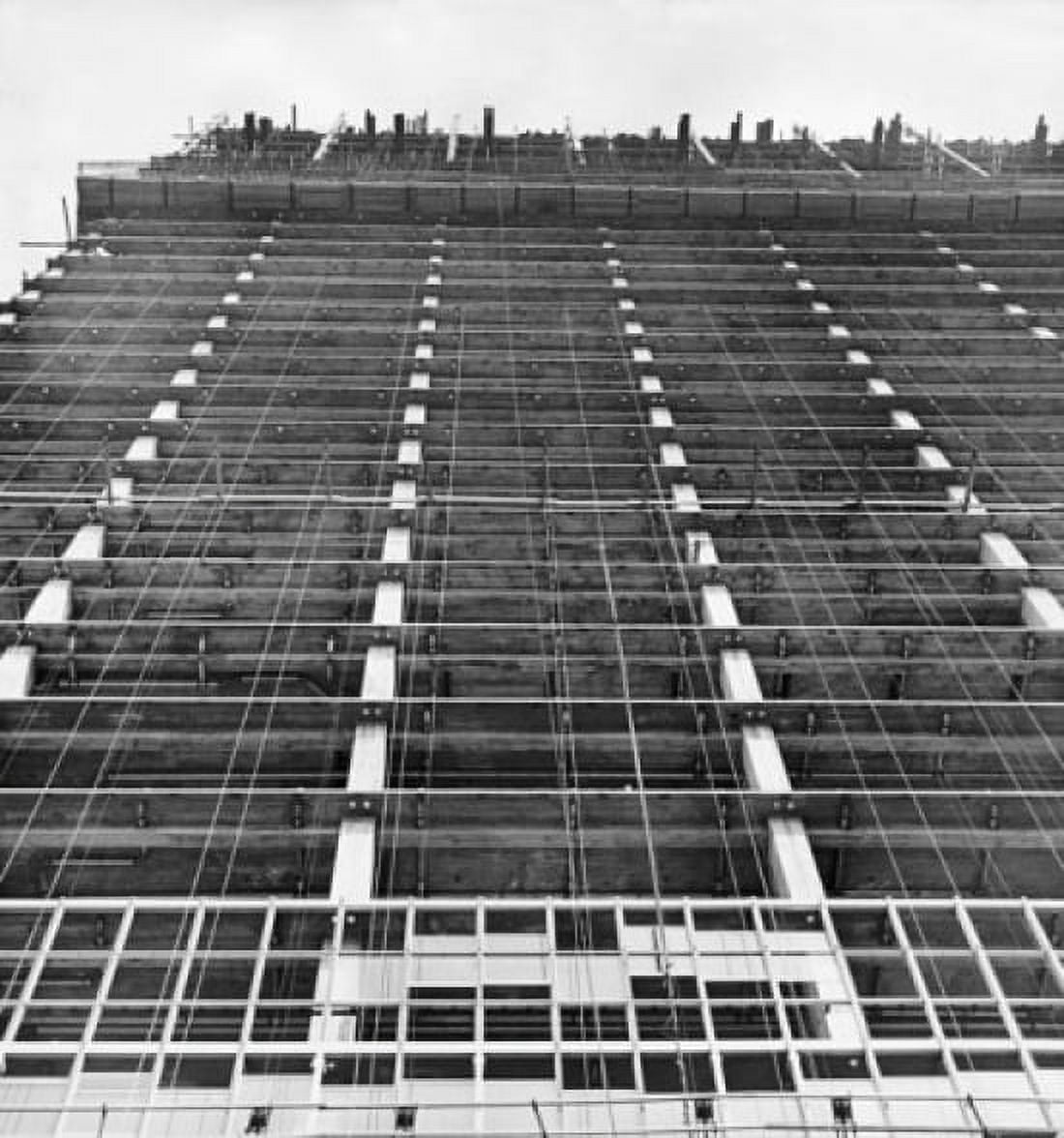 Construction of the United Nations Building New York City New York State USA Canvas Art - (18 x 24)