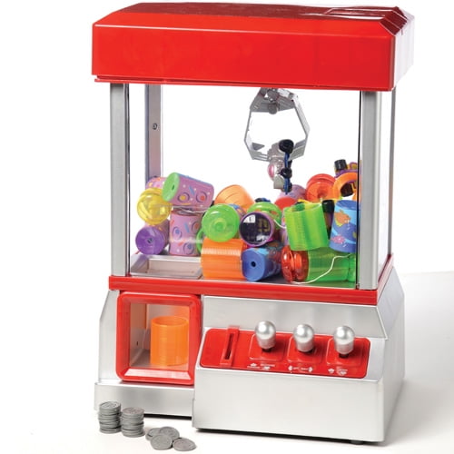 Constructive Playthings Electronic Arcade Claw Machine Mini Candy Prize ...