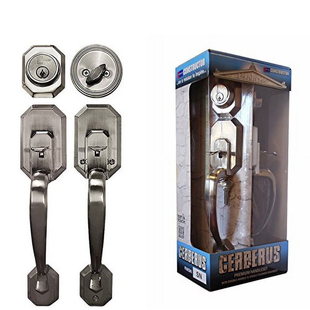 Constructor Cerberus Keyed Entry Door handleset with Double Outer and ...