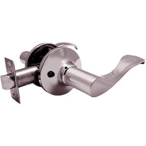 Constructor PRELUDE Passage Lever Handle Door Lock Set for Hallway and Closet Satin Nickel Finish