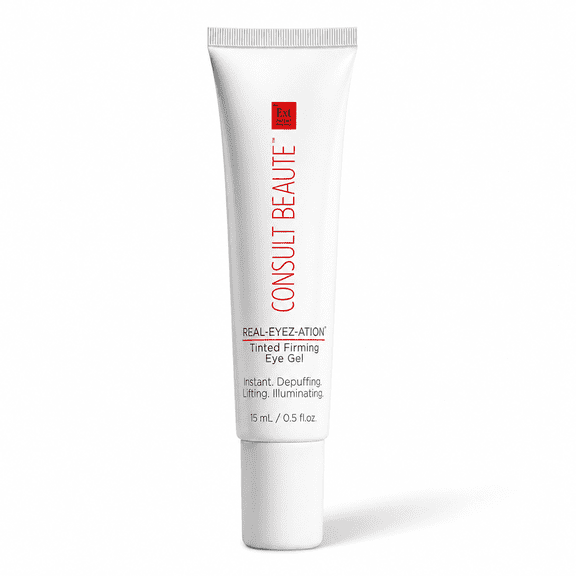 Consult Beaute REAL-EYEZ-ATION Tinted Instant Firming Eye Gel, 0.5 Fl. Oz.