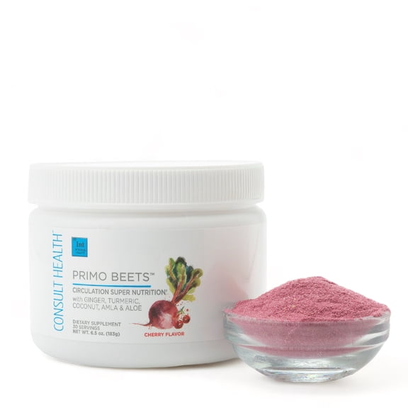 Consult Beaute Primo Beets Cherry Powder Drink Mix, 30 Servings, 6.5 oz