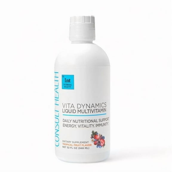 Consult Beaute Vita Dynamics Liquid Multi Vitamin - Tropical Fruit Flavor - 32 fl oz